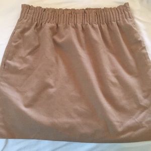 J crew size 6 elastic waist skirt